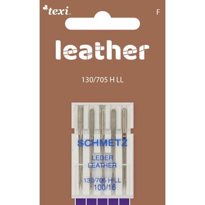 Leather needles for household machines, 5 pcs, size 100