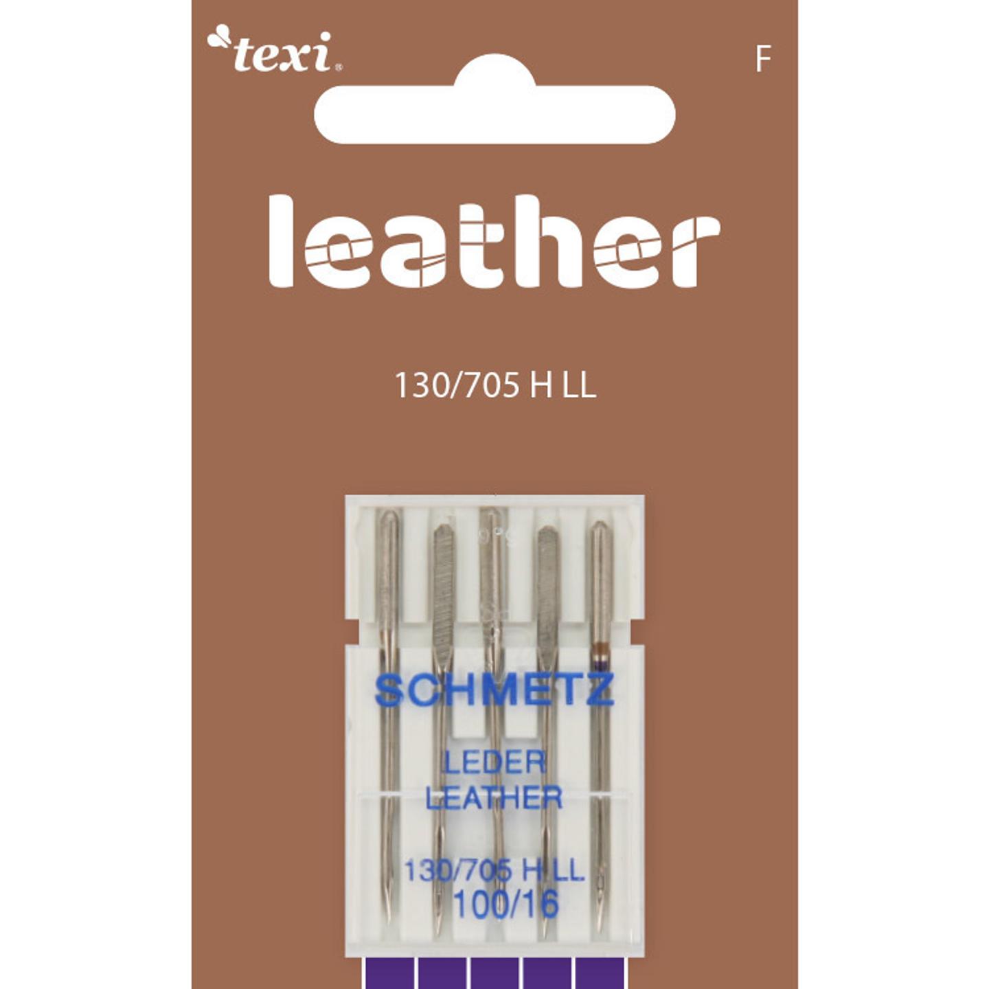 Leather needles for household machines, 5 pcs, size 100