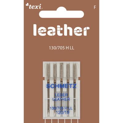 Leather needles for household machines, 5 pcs, size 120