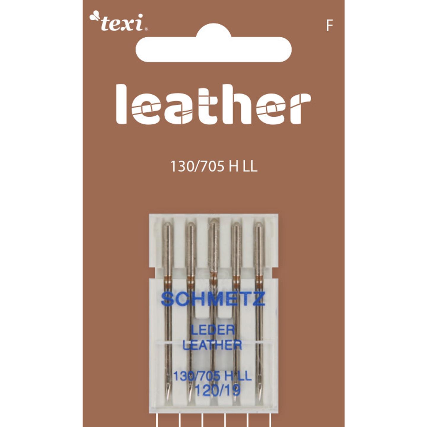 Leather needles for household machines, 5 pcs, size 120