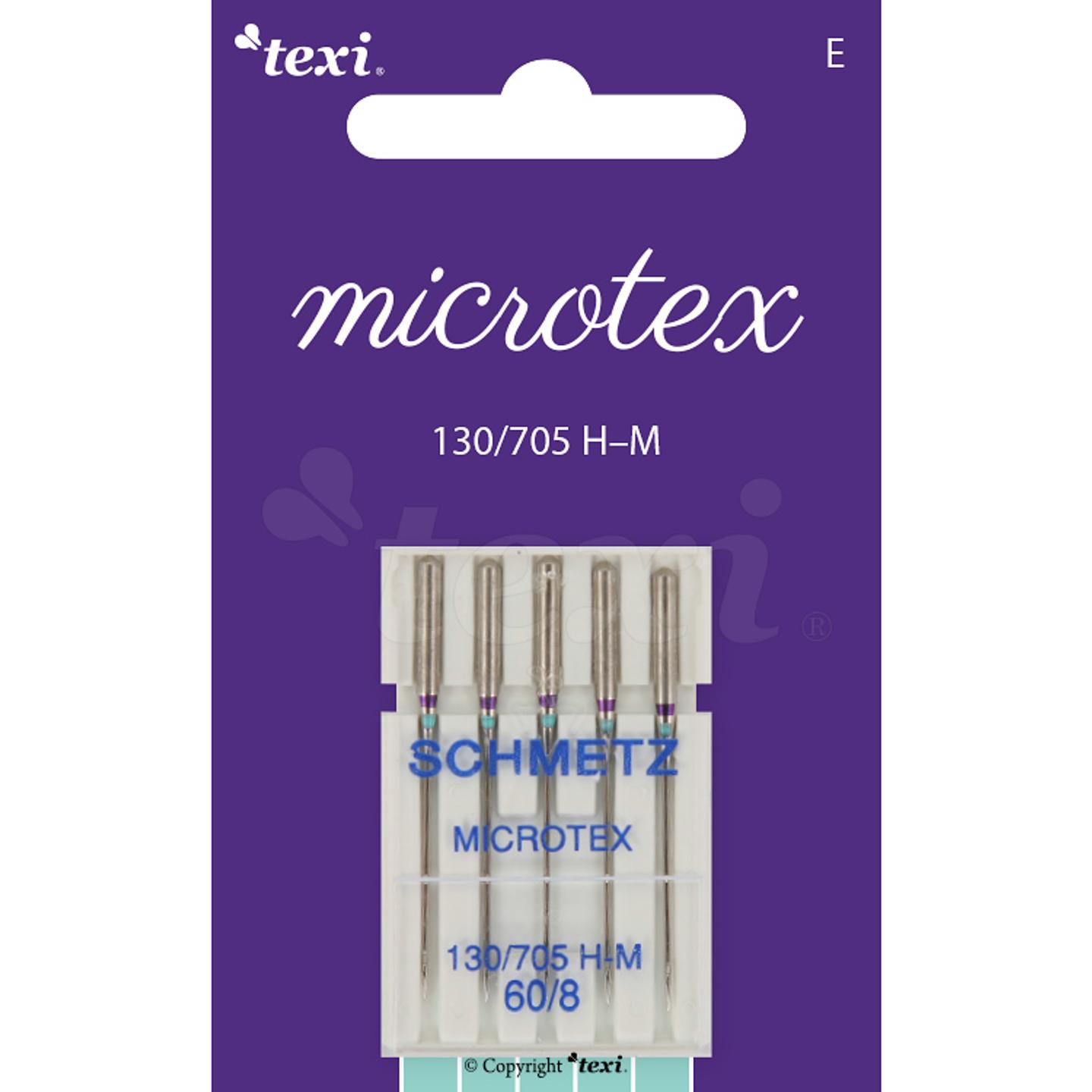 Microtex needles for household machines, 5 pcs, size 60