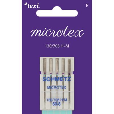 Microtex needles for household machines, 5 pcs, size 60