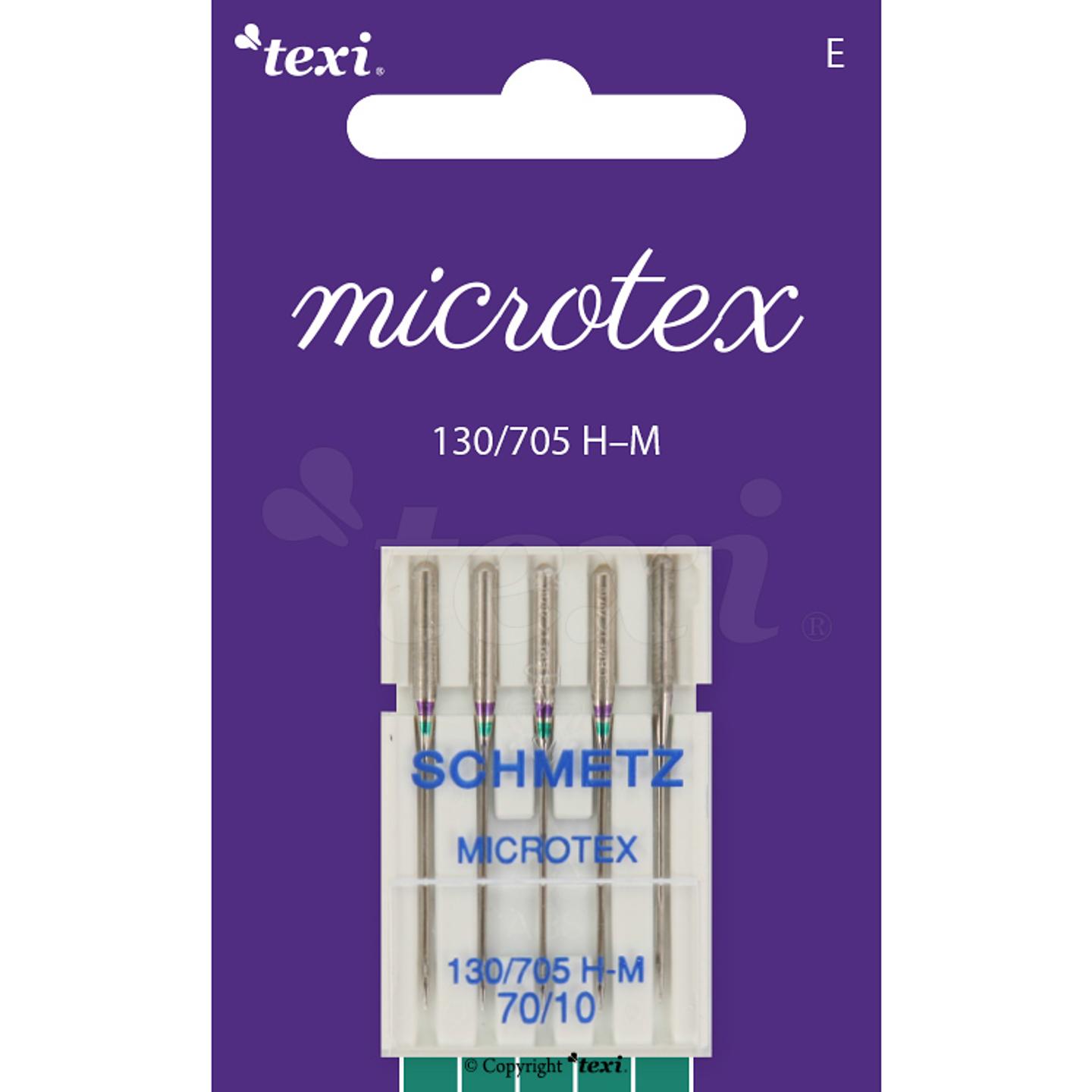 Microtex needles for household machines, 5 pcs, size 70