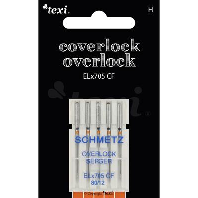 Needles for overlock/coverlock household machines, 5 pcs, size 80