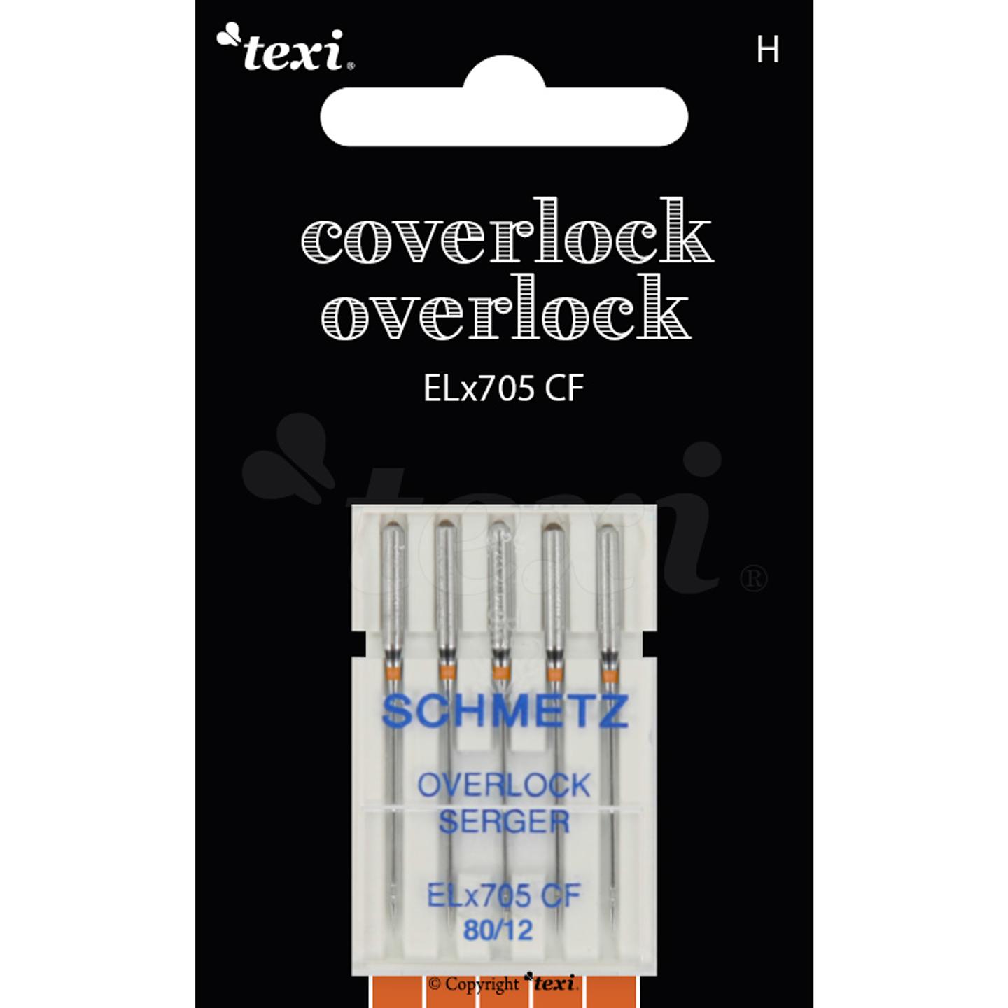 Needles for overlock/coverlock household machines, 5 pcs, size 80