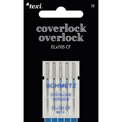 Needles for overlock/coverlock household machines, 5 pcs, size 90