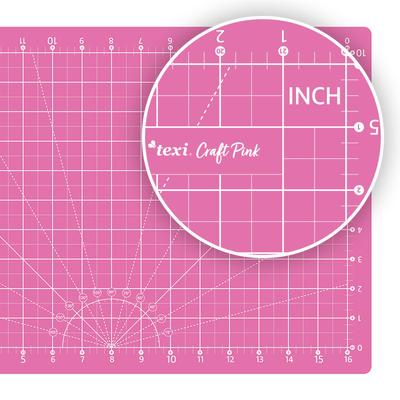 Self-healing cutting mat, 60x45 cm, pink