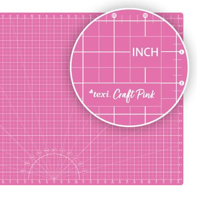 Self-healing cutting mat, 90x60 cm, pink