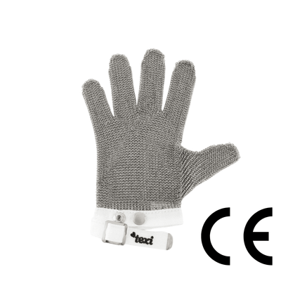 Protective glove S white