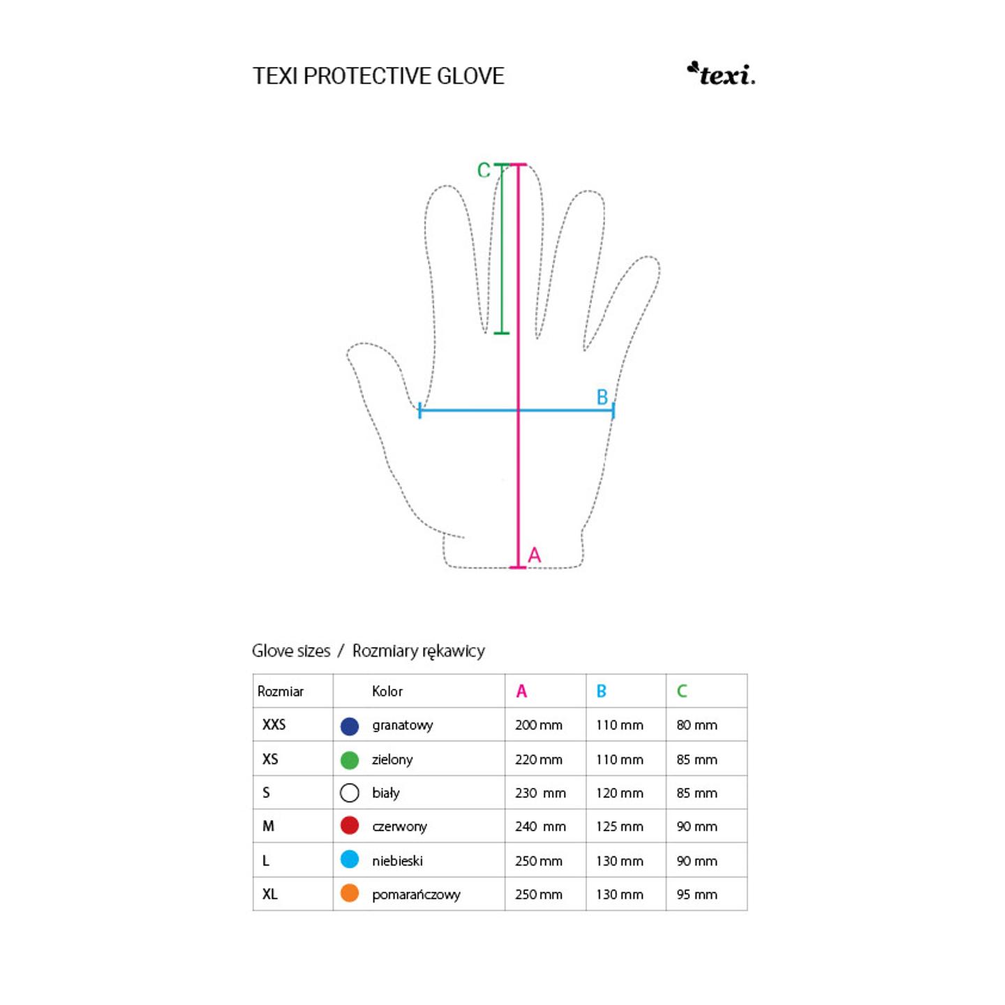 Protective glove XL (orange)