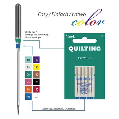 Quilting needles for household machines, 5 pcs, size 90