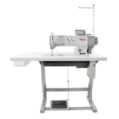 Stebnówka do szycia grubych materiałów z transportem potrójnym i wbudowanym silnikiem - główka