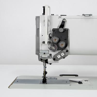 Automatic heavy duty long arm lockstitch sewing machine with unison feed - complete set