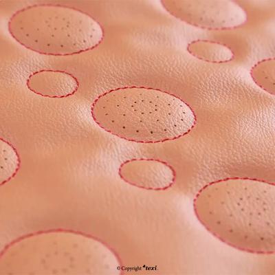 Multifunctional machine for sewing, embroidering and perforating leather and coated fabrics