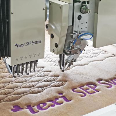 Multifunctional machine for sewing, embroidering and perforating leather and coated fabrics