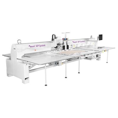 Multifunctional machine for sewing, embroidering and perforating leather and coated fabrics