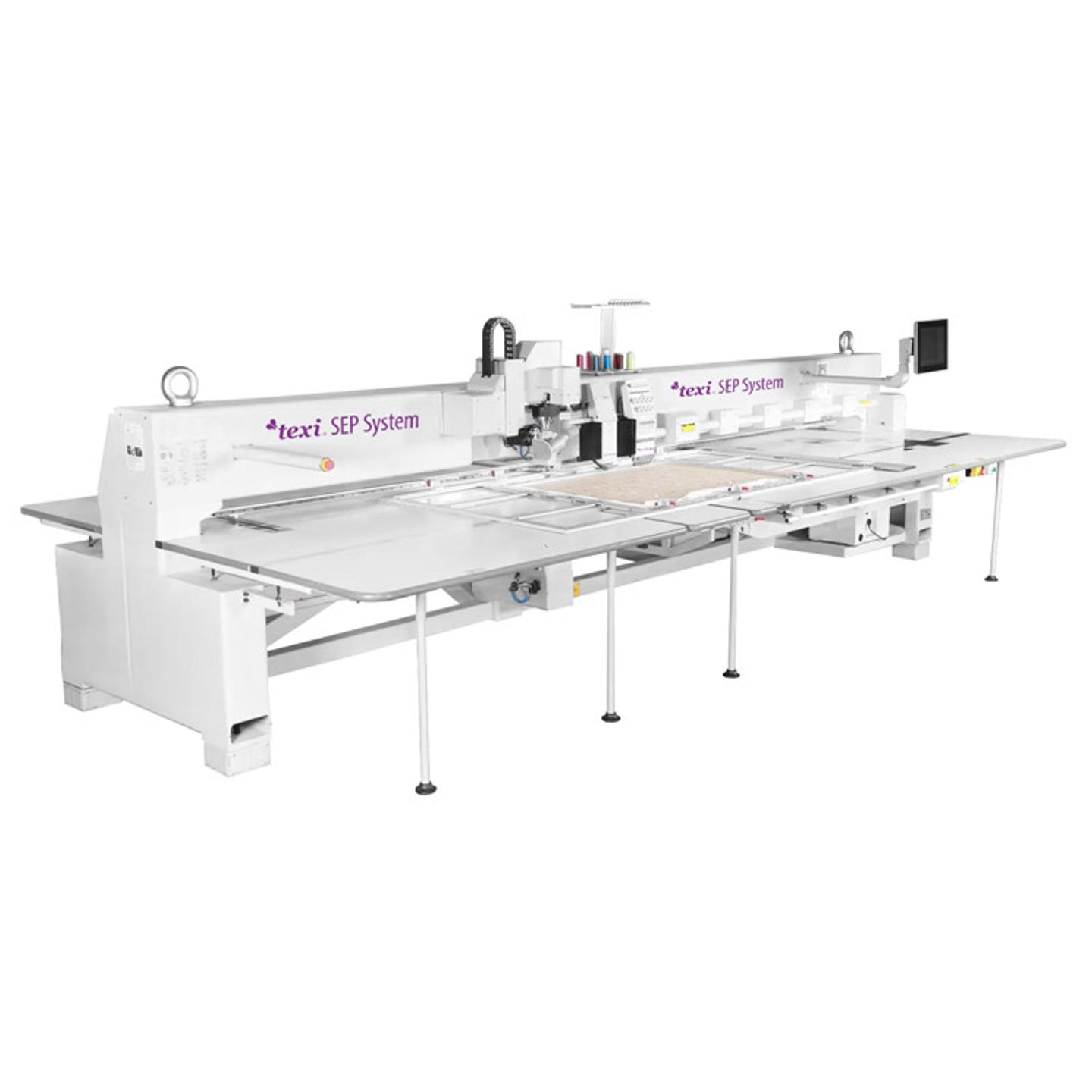 Multifunctional machine for sewing, embroidering and perforating leather and coated fabrics
