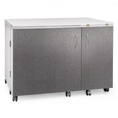 Folding cabinet - tailor's workshop, grey color