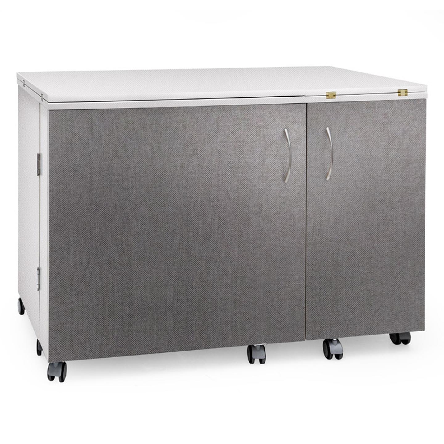 Folding cabinet - tailor's workshop, grey color