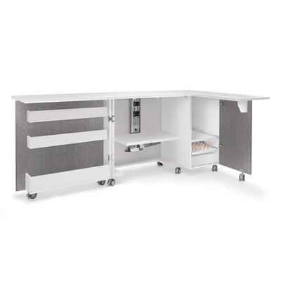 Folding cabinet - tailor's workshop, grey color