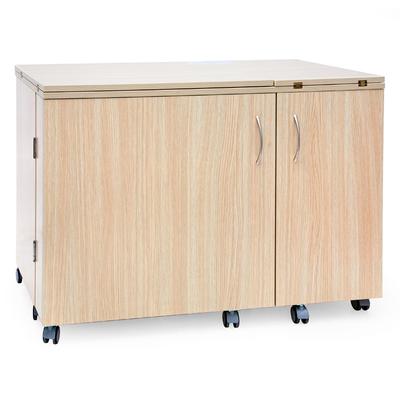 Folding cabinet - tailor's workshop, light oak color