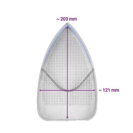 Antishine PTFE shoe for TEXI SMART S+B iron (from 2022), Battistella EOS