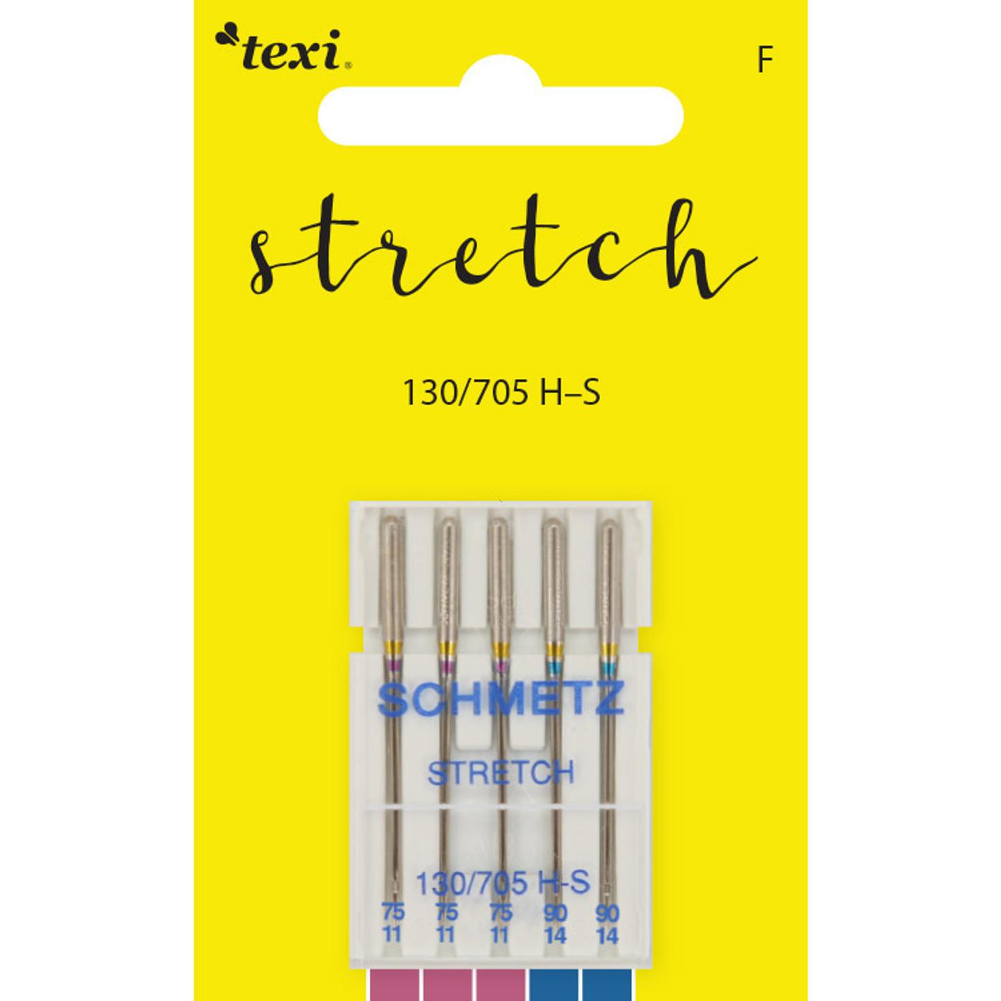 Igły do stretchu i dzianin do maszyn domowych, 5 sztuk, grubość 75x3, 90x2