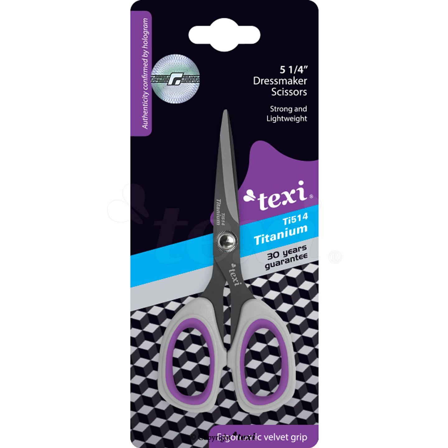 5 1/4" (13 cm) Titanium coated hobby - craft scissors