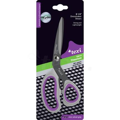 8 1/4" (21 cm) Titanium coated, professional dressmaker scissors