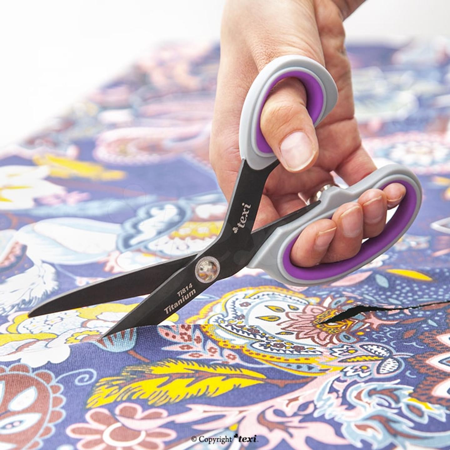 8 1/4" (21 cm) Titanium coated, professional dressmaker scissors