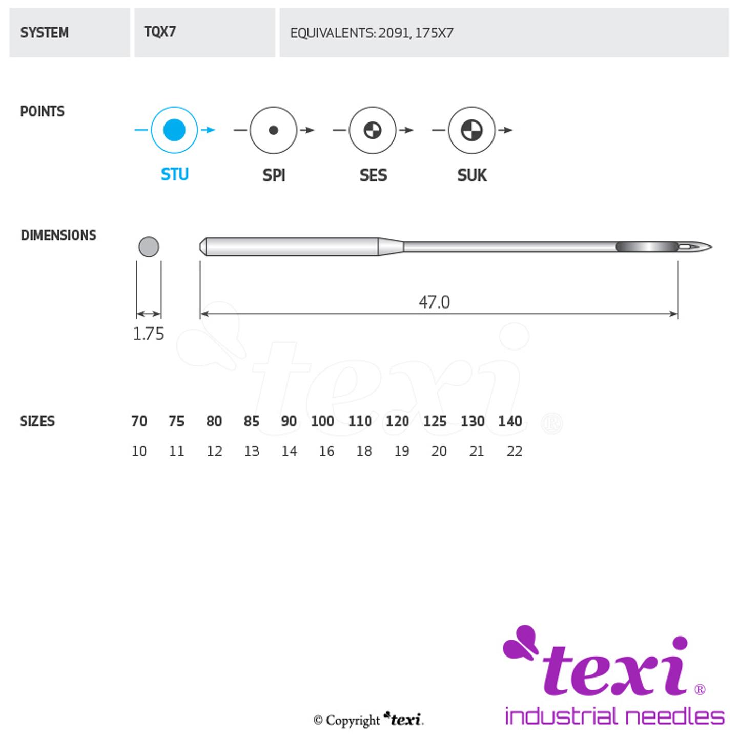 Sewing machine needles