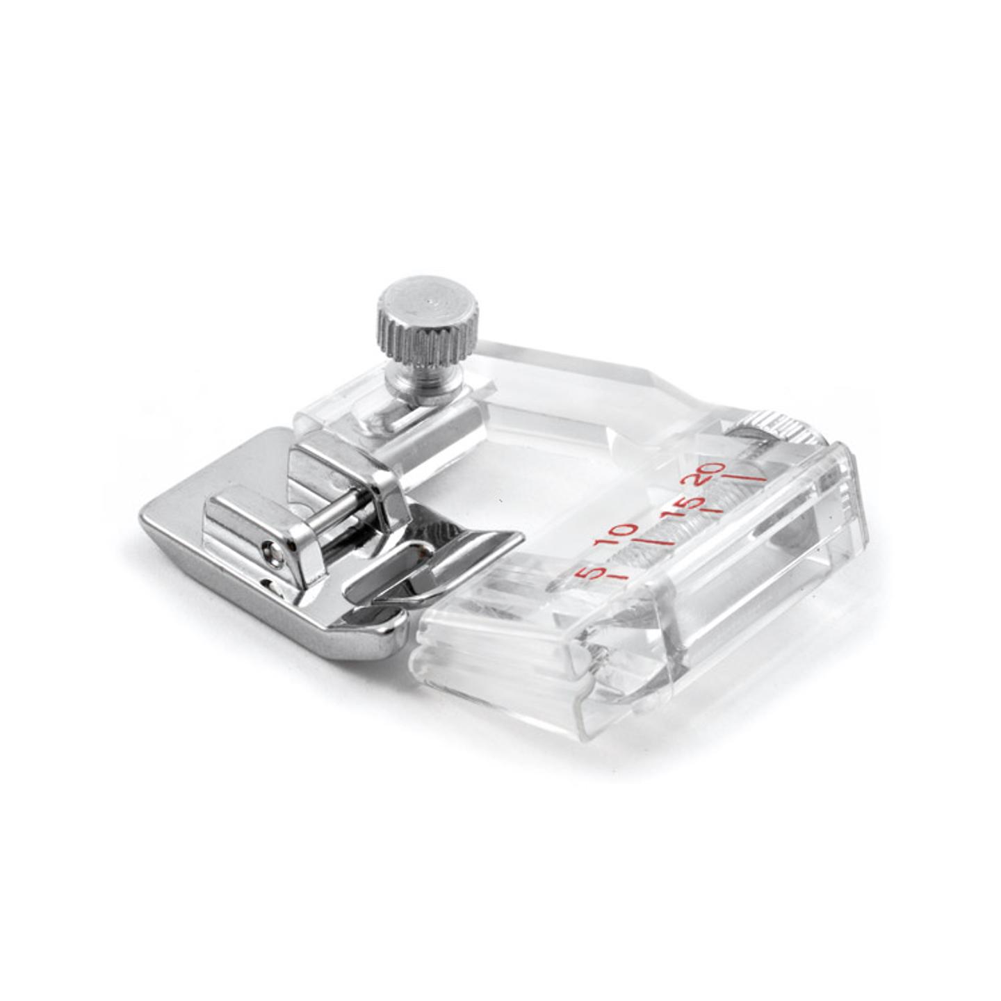 Stopka System MATIC do wszywania zaprasowanej lamówki, regulowana 5-20 mm do maszyny domowej