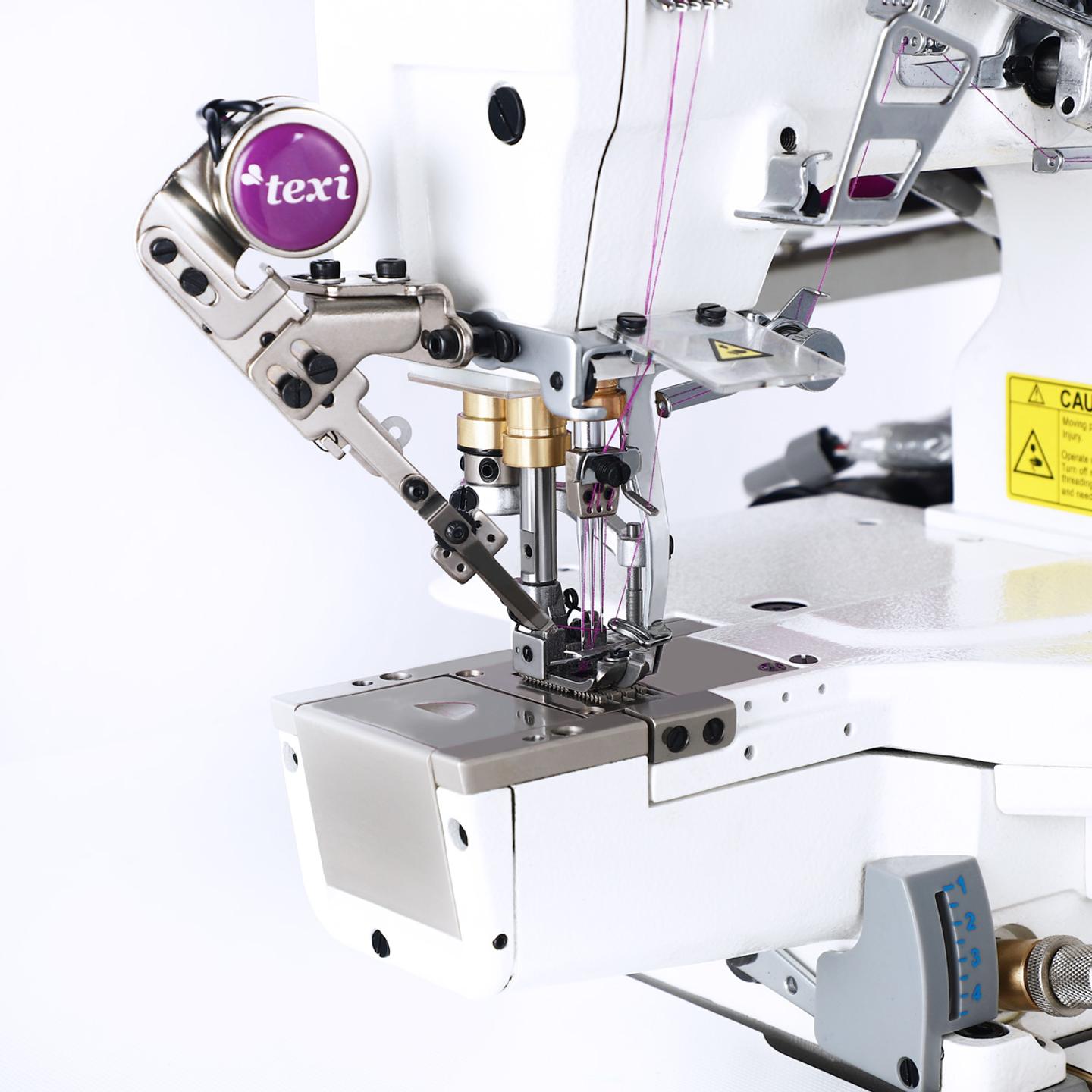 Automatic cylinderbed interlock (coverstitch) 3-needle TEXI TRECCIA-C 3F