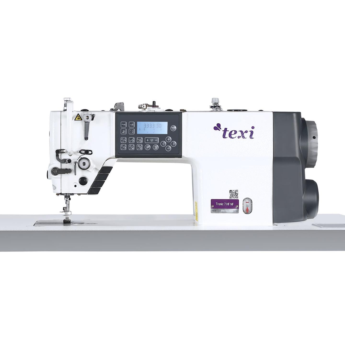 Automatic lockstitch machine with needle feed TEXI TRONIC 7HF NF, medium and heavy fabrics