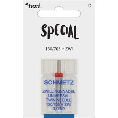 Igły do ściegu ozdobnego do maszyn domowych, para, grubość 90, rozstaw 3,0 mm