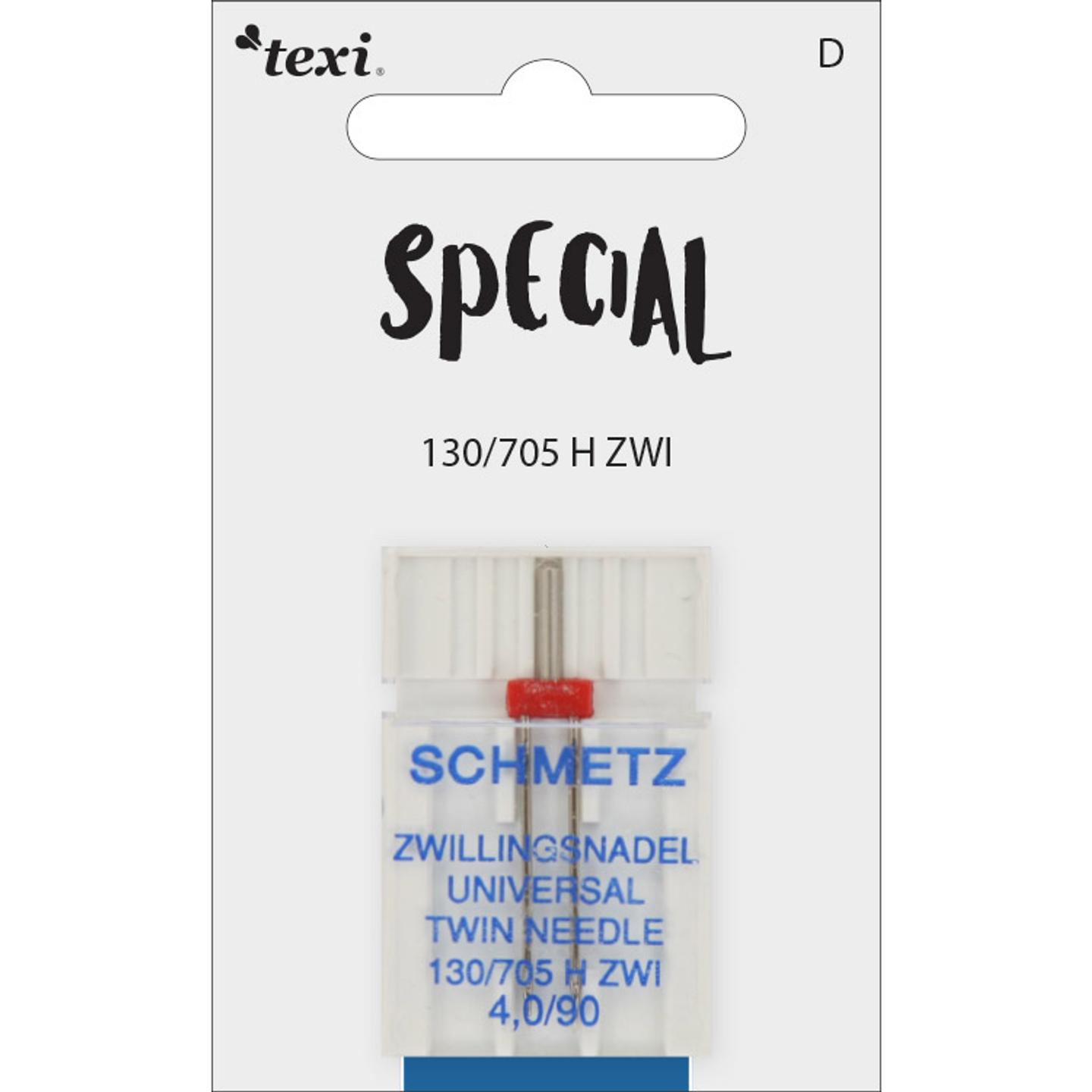 Igły do ściegu ozdobnego do maszyn domowych, para, grubość 90, rozstaw 4,0 mm