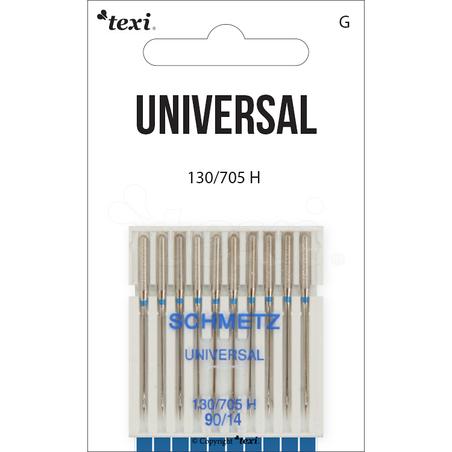 Universal needles for household machines, 10 pcs, size 90