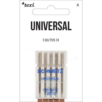 Universal needles for household machines, 5 pcs, size 120