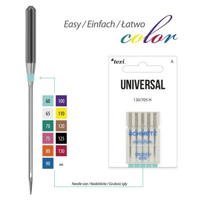 Universal needles for household machines, 5 pcs, size 60