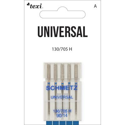 Universal needles for household machines, 5 pcs, size 90