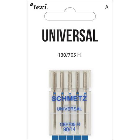 Universal needles for household machines, 5 pcs, size 90