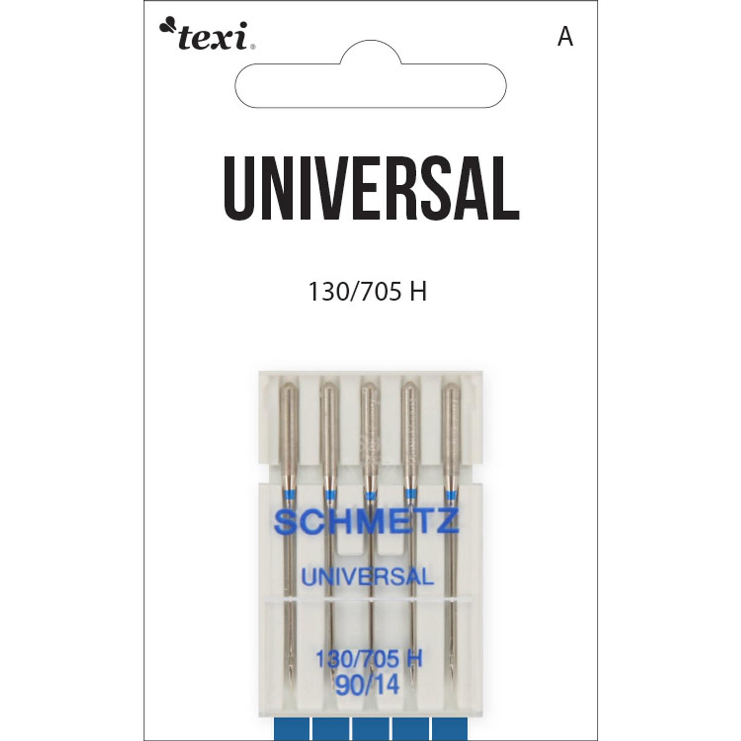 Universal needles for household machines, 5 pcs, size 90