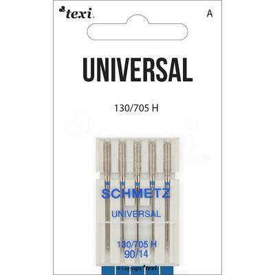 Universal needles for household machines, 5 pcs, size 90