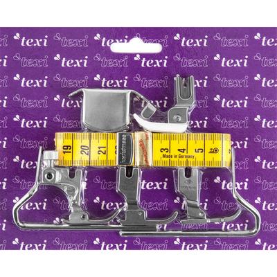 Set of the most necessary sewing feet and accessories for lockstitch machines with needle feed