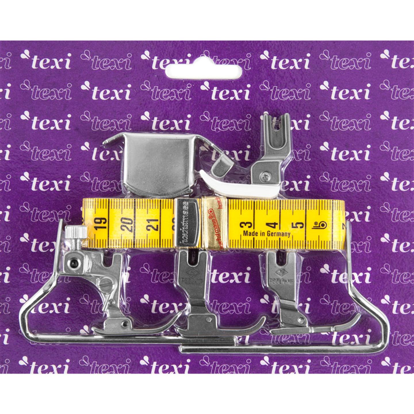 Set of the most necessary sewing feet and accessories for lockstitch machines with needle feed