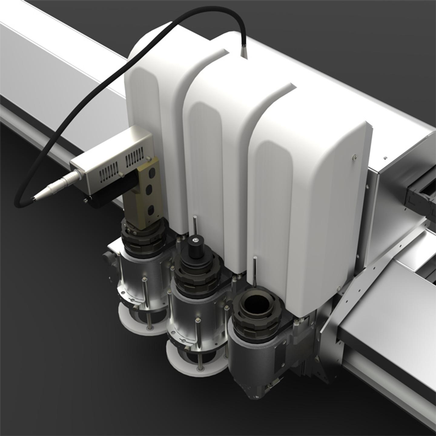Single-layer cutter with computer, cutting width 170 cm