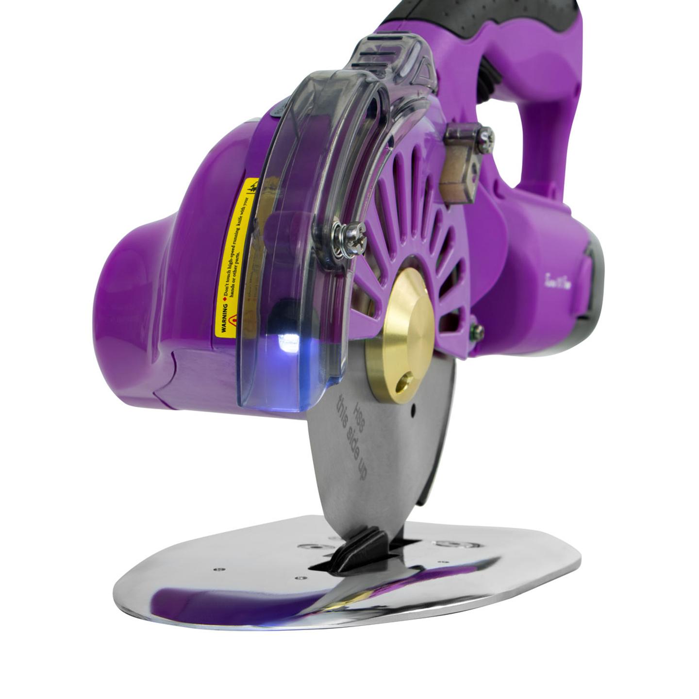 Cordless round knife with DC Servo motor, cutting height 32 mm