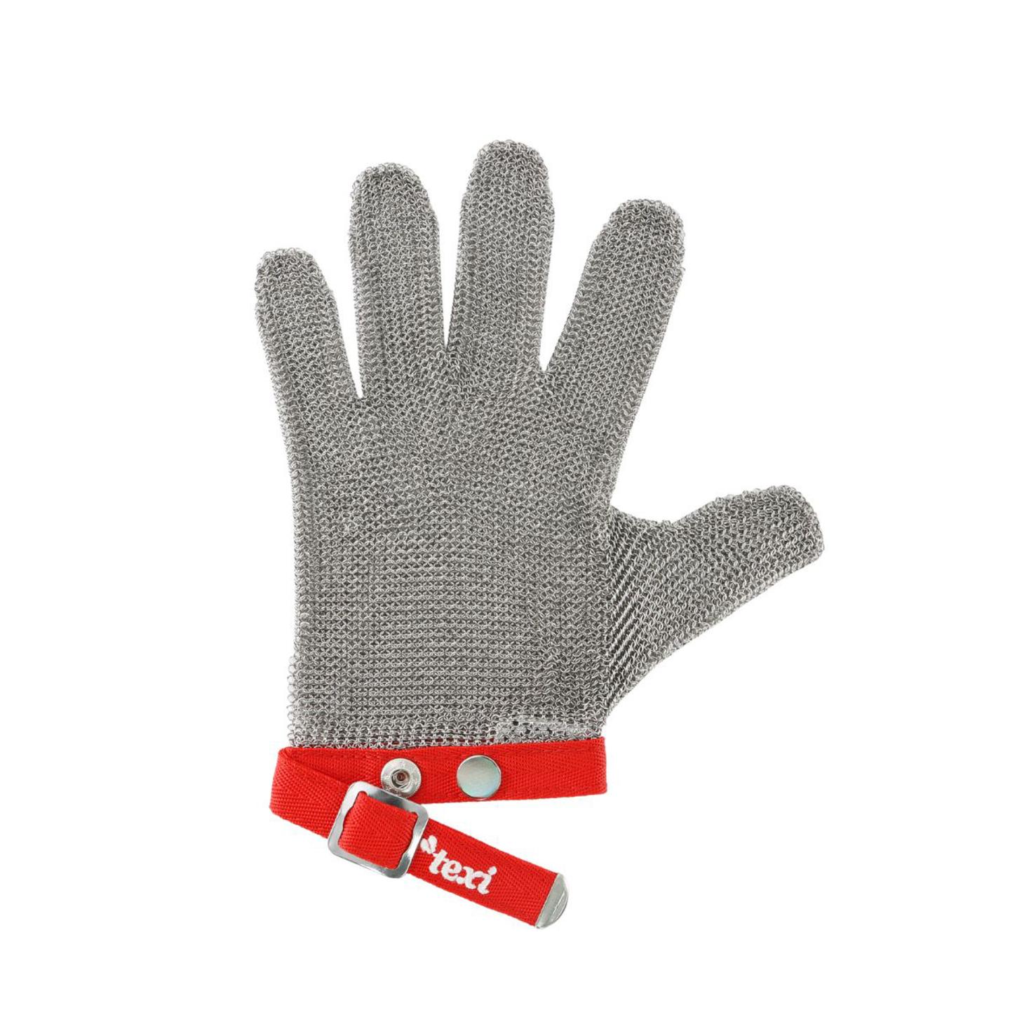 Protective glove M red