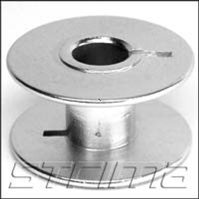 Aluminium bobbin for bartaking and household machines (with long cut)