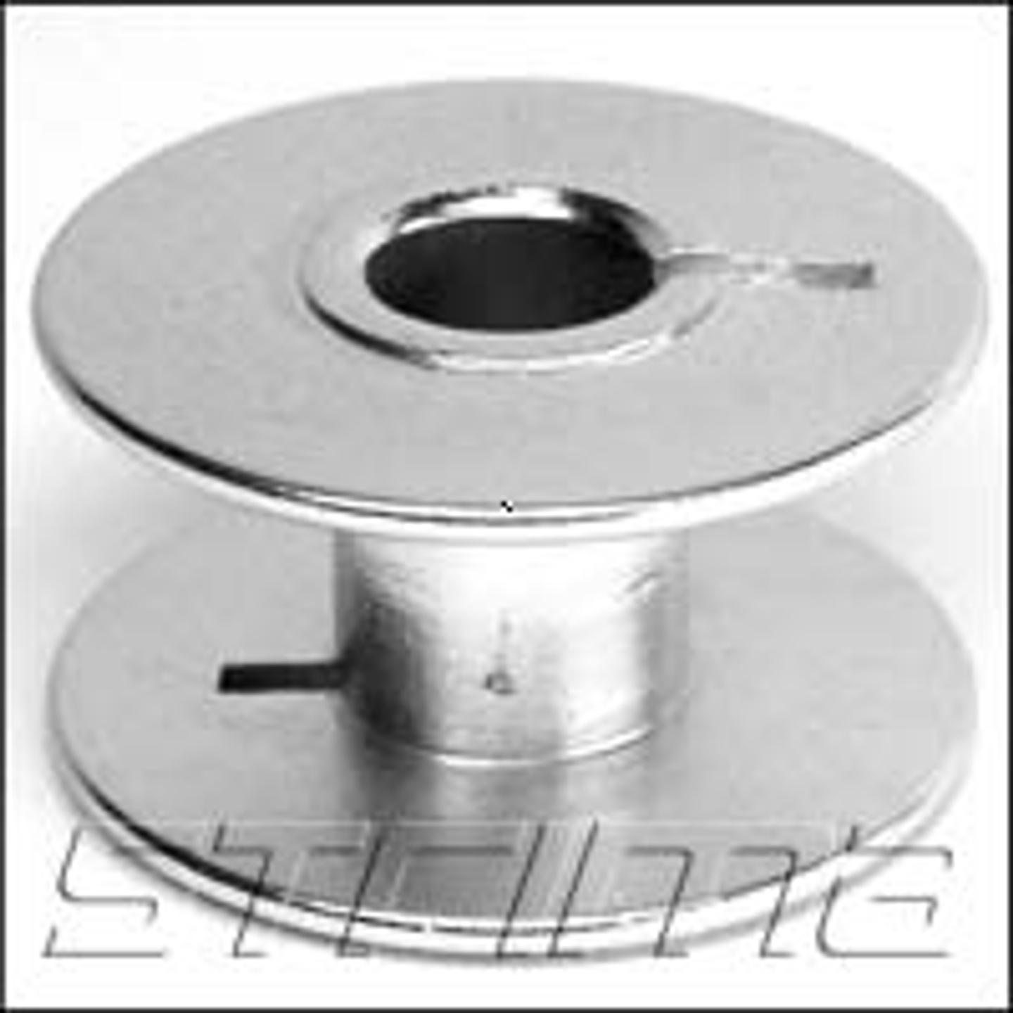 Aluminium bobbin for bartaking and household machines (with long cut)